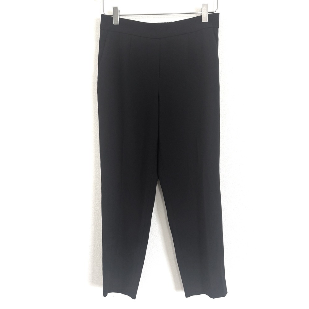 Babaton Atelier Aritzia - Black Trouser Pull On Elastic Waist Career Office Pant
